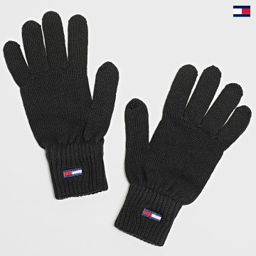 https://laboutiqueofficielle-res.cloudinary.com/image/upload/v1627647047/Desc/Watermark/5logo_tommyhilfiger_watermark.svg Tommy Jeans - Gants Femme Flag 5480 Noir