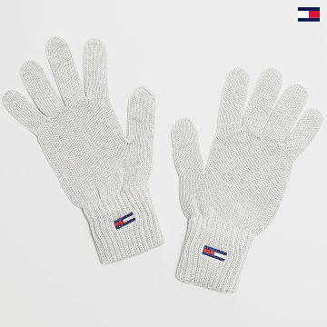 https://laboutiqueofficielle-res.cloudinary.com/image/upload/v1627647047/Desc/Watermark/5logo_tommyhilfiger_watermark.svg Tommy Hilfiger - Gants flag 5480 Gris Chiné