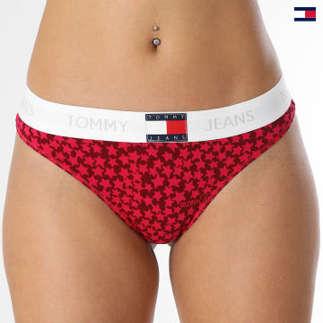 https://laboutiqueofficielle-res.cloudinary.com/image/upload/v1627647047/Desc/Watermark/5logo_tommyhilfiger_watermark.svg Tommy Jeans - String Femme Print 4704 Rose