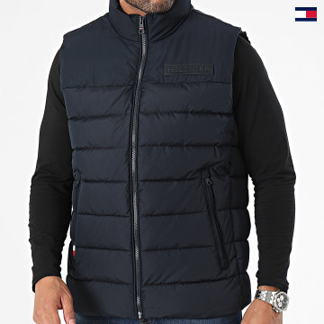 https://laboutiqueofficielle-res.cloudinary.com/image/upload/v1627647047/Desc/Watermark/5logo_tommyhilfiger_watermark.svg Tommy Hilfiger - Doudoune Sans Manches Mid New York 3733 Bleu Marine