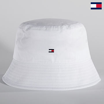 https://laboutiqueofficielle-res.cloudinary.com/image/upload/v1627647047/Desc/Watermark/7logo_tommy_hilfiger.svg Tommy Hilfiger - Bob Femme Essential Flag 1673 Blanc