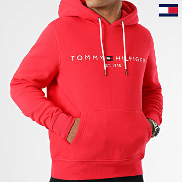 https://laboutiqueofficielle-res.cloudinary.com/image/upload/v1627647047/Desc/Watermark/7logo_tommy_hilfiger.svg Tommy Hilfiger - Sweat Capuche Tommy Logo 1599 Rouge