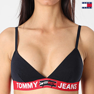 https://laboutiqueofficielle-res.cloudinary.com/image/upload/v1627651009/Desc/Watermark/3logo_tommy_jeans.svg Tommy Jeans - Soutien-Gorge Femme Triangle 2721 Bleu Marine