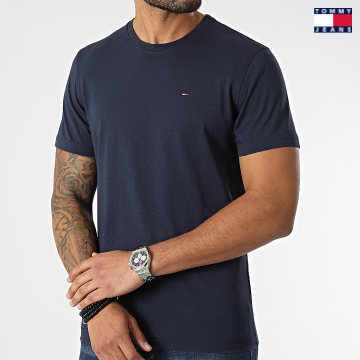 https://laboutiqueofficielle-res.cloudinary.com/image/upload/v1627651009/Desc/Watermark/3logo_tommy_jeans.svg Tommy Jeans - Tee Shirt Original Bleu Marine