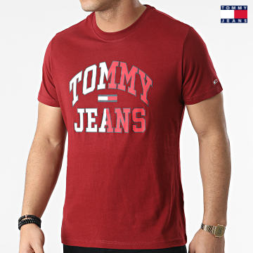 https://laboutiqueofficielle-res.cloudinary.com/image/upload/v1627651009/Desc/Watermark/3logo_tommy_jeans.svg Tommy Jeans - Tee Shirt Entry Collegiate 2421 Bordeaux