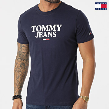 https://laboutiqueofficielle-res.cloudinary.com/image/upload/v1627651009/Desc/Watermark/3logo_tommy_jeans.svg Tommy Jeans - Tee Shirt Entry Graphic 2853 Bleu Marine