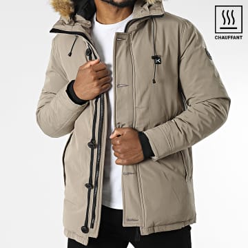 https://laboutiqueofficielle-res.cloudinary.com/image/upload/v1638355265/Desc/Watermark/3watermark_caract%C3%A9ristiques_gamme_marque_associ%C3%A9e_chauffant2.svg Kymaxx - Parka Capuche Fourrure Chauffante 5085 Beige