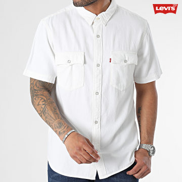 Levi's - Chemise Jean Manches Courtes Relaxed A5722 Blanc