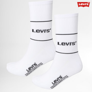 Levi's - Lote de 2 pares de calcetines 701210567 Blanco