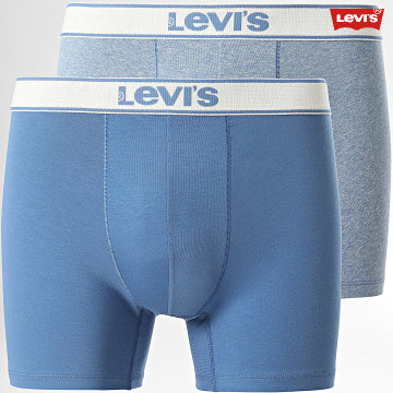 Levi's - Lot De 2 Boxers 701227424 Bleu Clair Chiné Bleu