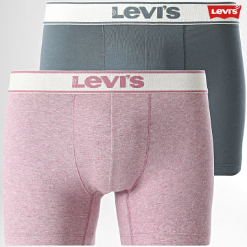 Levi's - Set di 2 boxer 701227424 Grigio antracite rosa