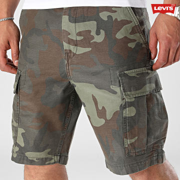 Levi's - Pantaloncini Cargo 23251 Khaki Verde Camouflage