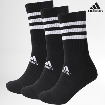 Adidas Sportswear - Lot De 3 Paires De Chaussettes 3-Stripes DZ9347 Noir
