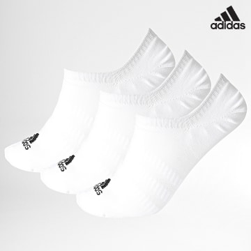 Adidas Sportswear - Lot De 3 Paires De Chaussettes Basses Light Nosh DZ9415 Blanc