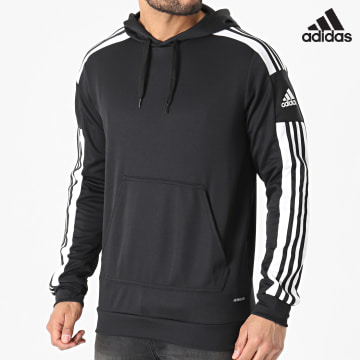 Adidas Sportswear - Felpa con cappuccio Squad 21 GK9548 Nero