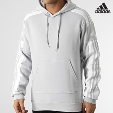 Adidas Sportswear - Sweat Capuche A Bandes SQ21 GT6635 Gris Clair