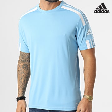 Adidas Performance - Camiseta Deportiva Con Rayas GN6726 Azul Claro
