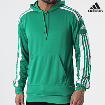 Adidas Sportswear - Sweat Capuche A Bandes SQ21 GP6437 Vert