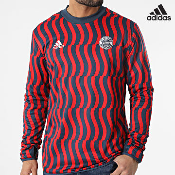 Adidas Sportswear - Sweat Crewneck FC Bayern 21 HA2650 Rouge Bleu Marine