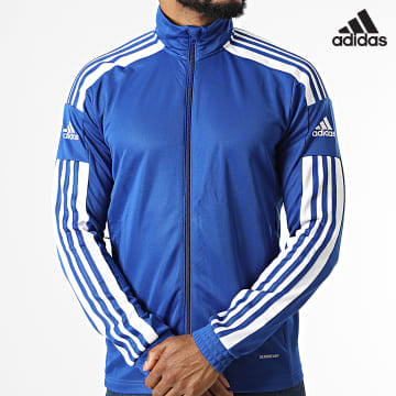 Adidas Sportswear - Giacca con zip a righe GP6463 Blu royal