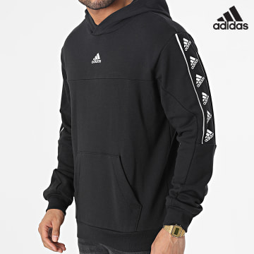 Adidas Performance - Banded Hoodie BL IC6788 Negro