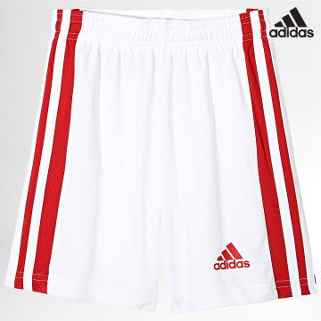 Adidas Performance - Squad 21 Pantalones cortos de chándal con banda para niños GN5763 Blanco