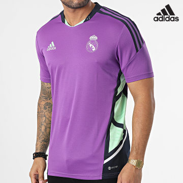 Adidas Sportswear - Maillot De Foot A Bandes Real Madrid HT8794 Violet