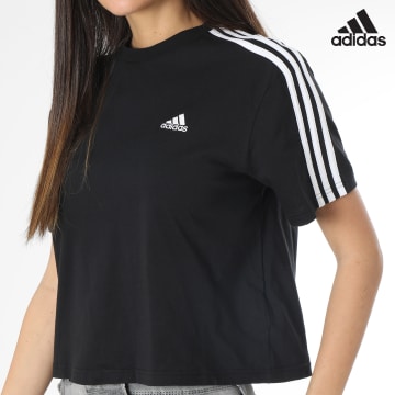 Adidas Performance - Camiseta 3 rayas para mujer HR4913 Negro