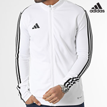 Adidas Sportswear - Veste Zippée A Bandes Tiro 23 HS3501 Blanc