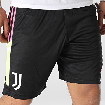 Adidas Performance - Juventus HS7560 Pantalones cortos de jogging con banda negra