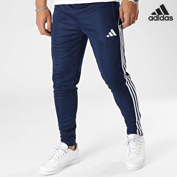 Adidas Sportswear - HS3492 Pantaloni da jogging a bande blu navy