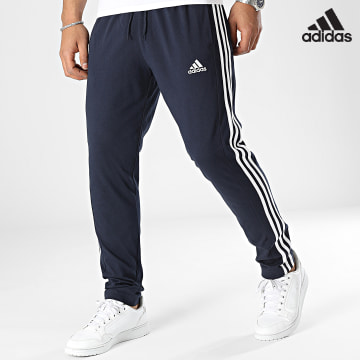 Adidas Sportswear - Pantalon Jogging A Bandes 3 Stripes IC0045 Bleu Marine