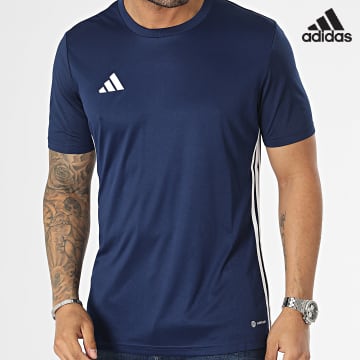 Adidas Performance - Camiseta a rayas H44527 Azul marino