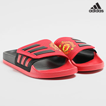Adidas Sportswear - Adilette GZ5940 Manchester United Sandali Nero Rosso