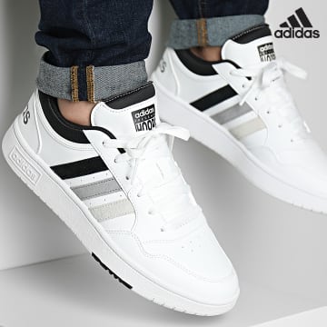 Adidas Sportswear - Hoops 3 Sneakers IG7914 Cloud White Core Black Grey