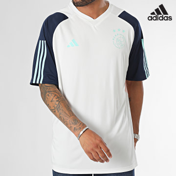 Adidas Sportswear - Maillot De Foot Ajax Amsterdam HZ7776 Blanc Bleu Marine