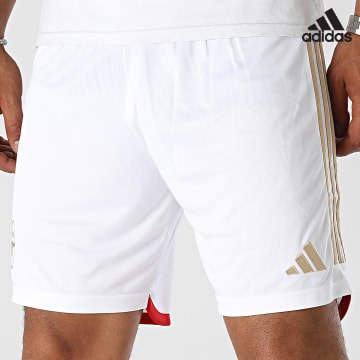 Adidas Sportswear - Arsenal HR6924 Pantaloncini da jogging con banda bianca