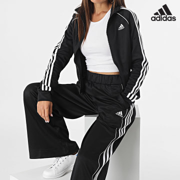 Adidas Sportswear - Ensemble De Survetement A Bandes Femme IA3147 Noir