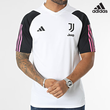 Adidas Sportswear - Maillot De Foot Slim Juventus HZ5055 Blanc Noir