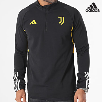 Adidas Performance - Juventus HZ5052 Camiseta de manga larga a rayas negra
