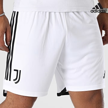 Adidas Performance - Juventus HR8260 Pantalón corto de chándal con banda blanca