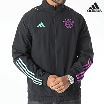 Adidas Sportswear - Veste Zippée A Bandes Bayern Munich IB1563 Noir