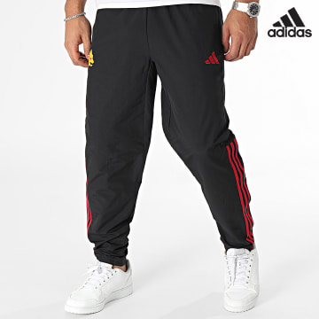 Adidas Performance - AS Roma IR0276 Pantalón de chándal negro