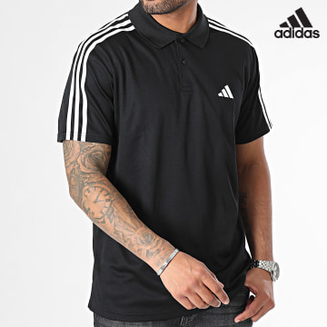 Adidas Sportswear - Polo Manches Courtes A Bandes IB8107 Noir
