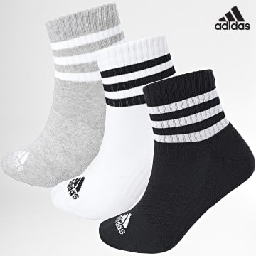 Adidas Sportswear - Confezione da 3 paia di calzini C Spw Mid IC1318 nero bianco grigio erica