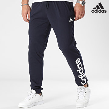 Adidas Sportswear - M Pantaloni da jogging in lino IC0056 blu navy