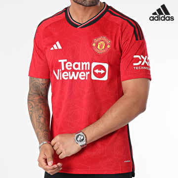 Adidas Performance - Camiseta de fútbol del Manchester United IP1726 Roja