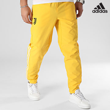 Adidas Performance - Juventus IN6319 Pantalón de chándal con banda amarilla