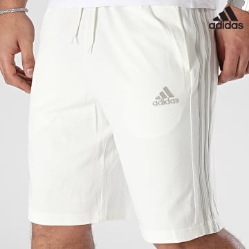 Adidas Sportswear - Short Jogging A Bandes 3 Stripes IS1387 Beige