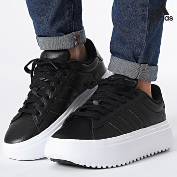 Adidas Performance - Mujer Grand Court Plataforma Zapatillas IE1092 Core Negro Carbono